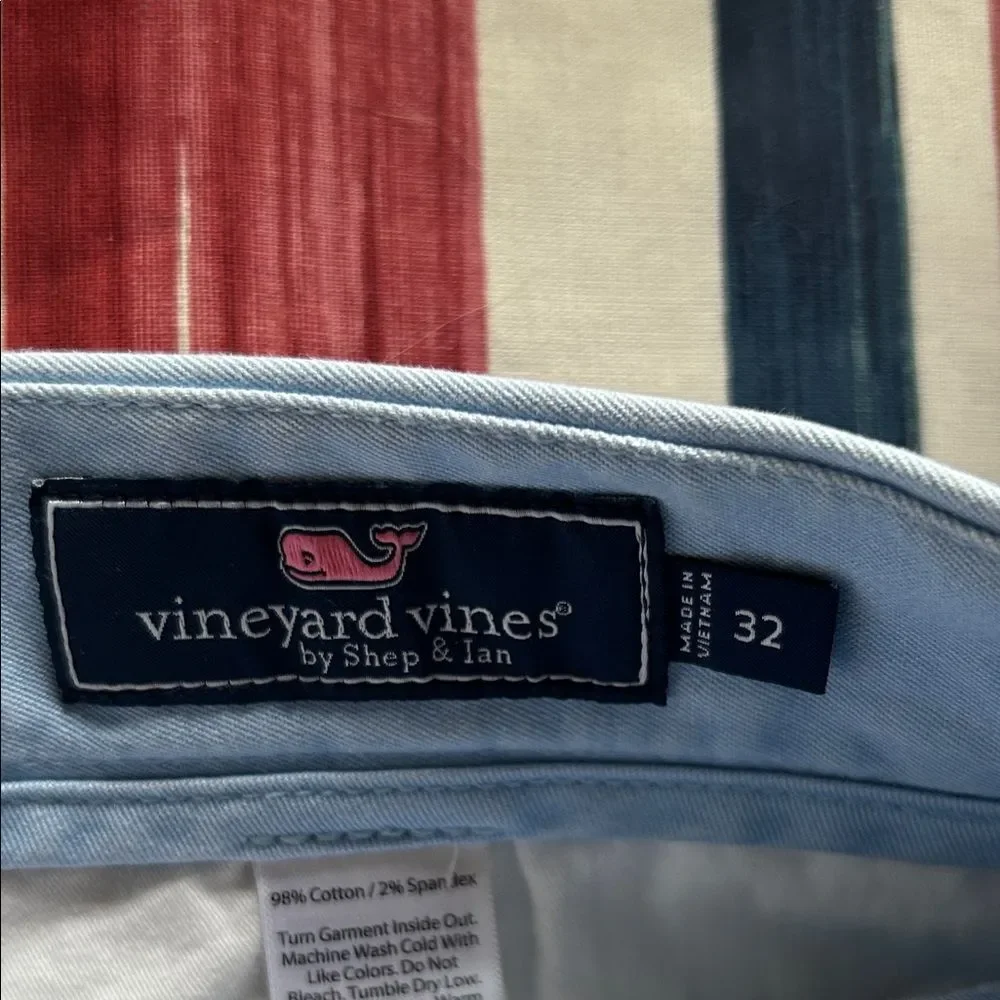 Vineyard vines Light Blue Men's Shorts Men size 32 used 1 x impeccable